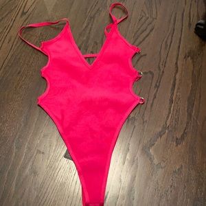 PrettyLittleThing | caged one piece swim suit